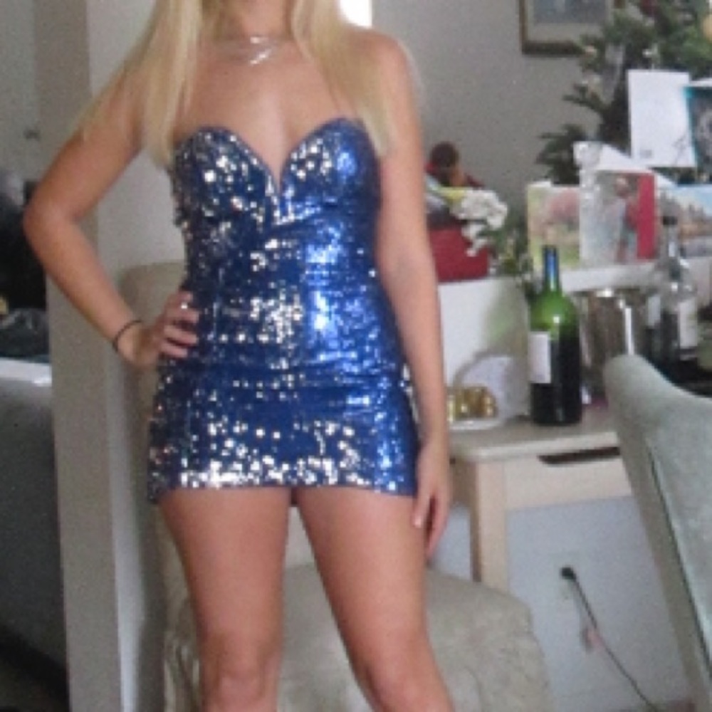 Sequin mini dress